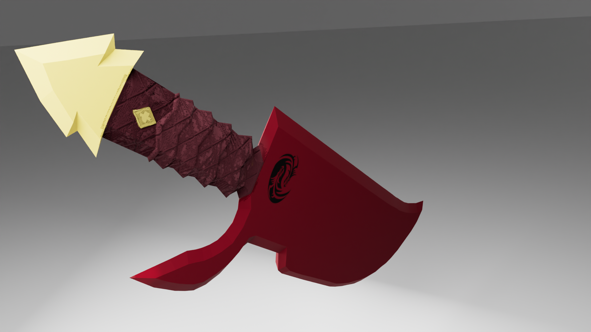 obsidian rendered from maya