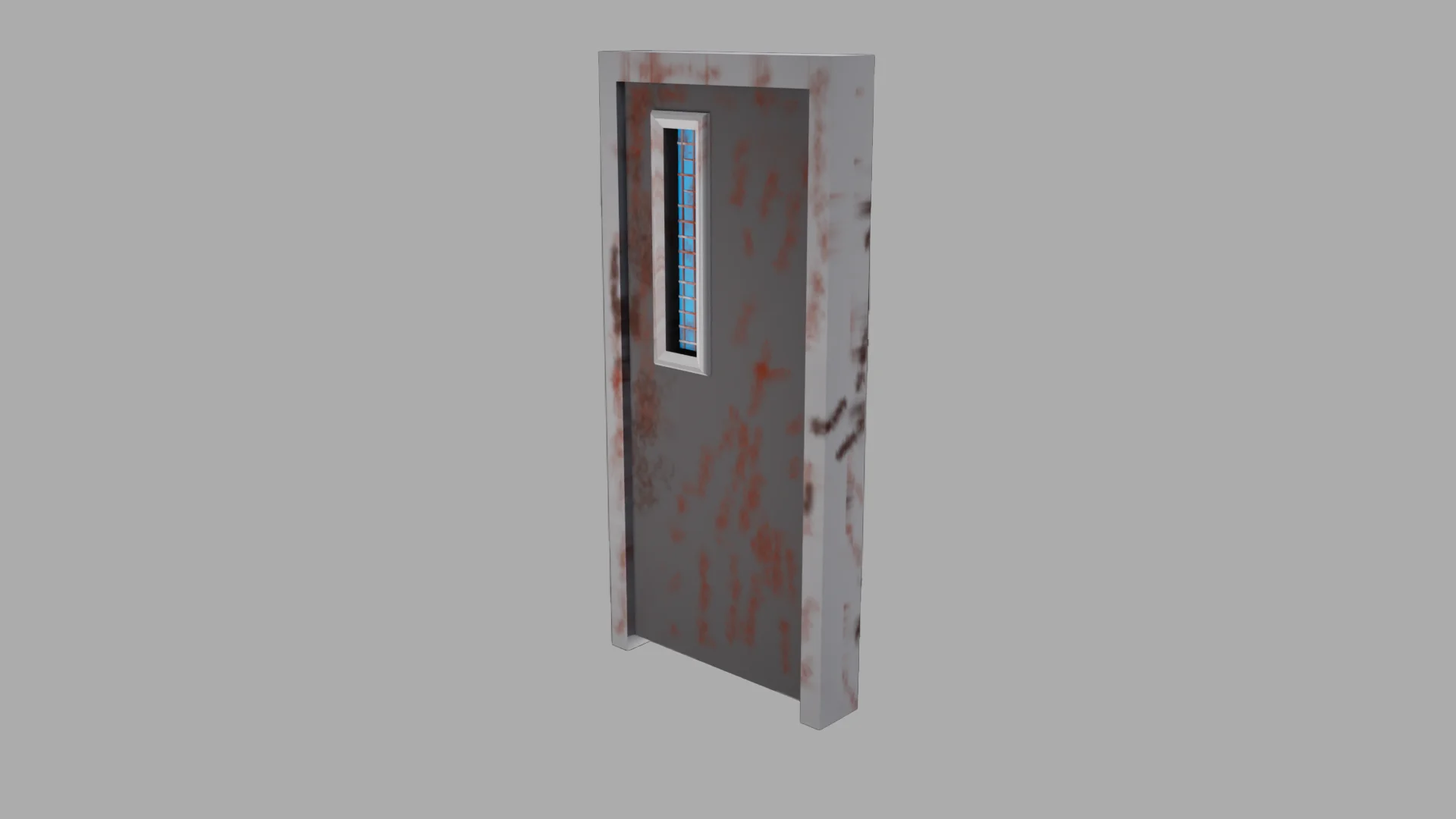 rusty door render 3