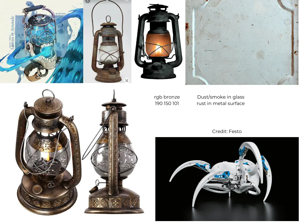 Spider Lantern Reference
