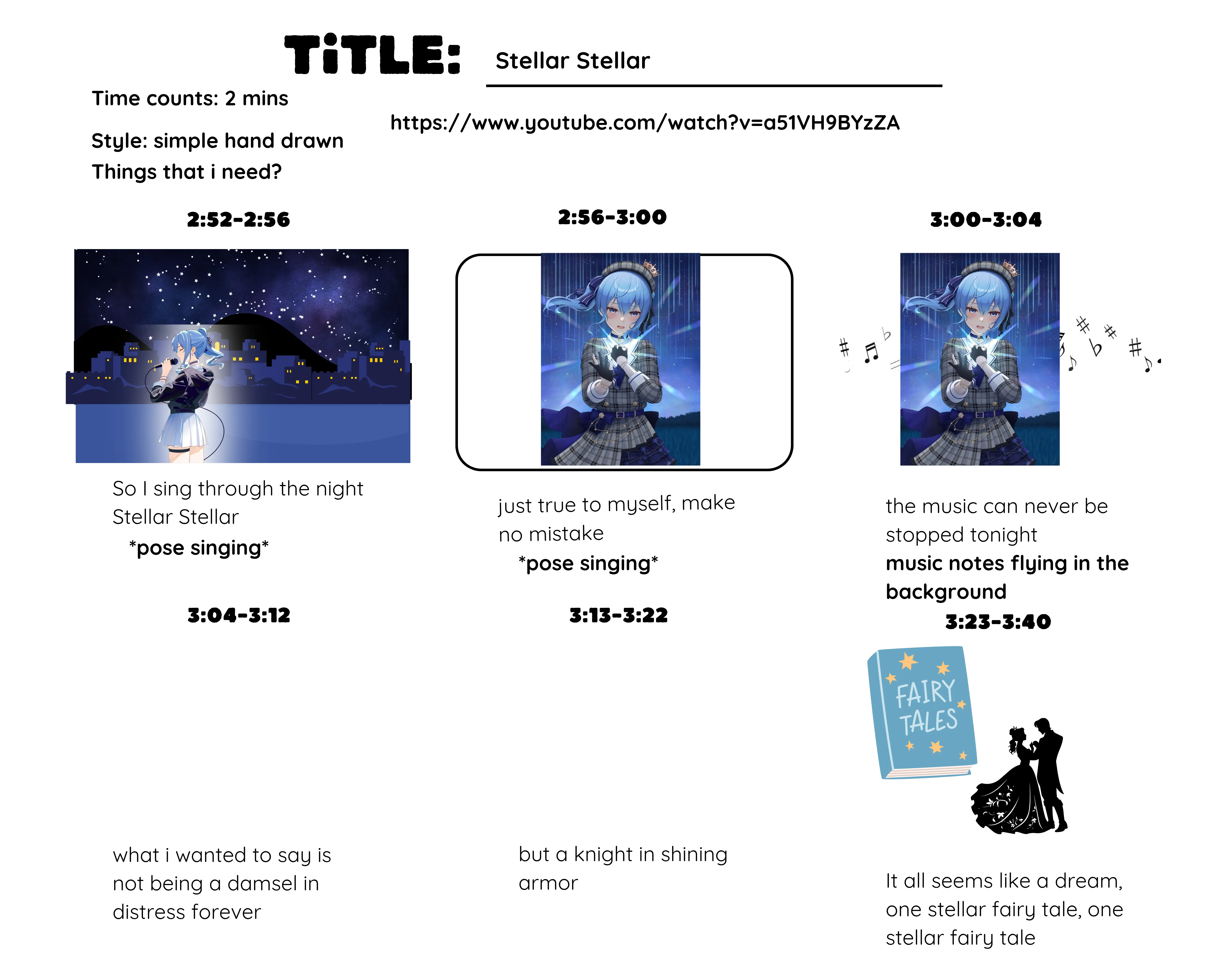 Stella Stella story board 1