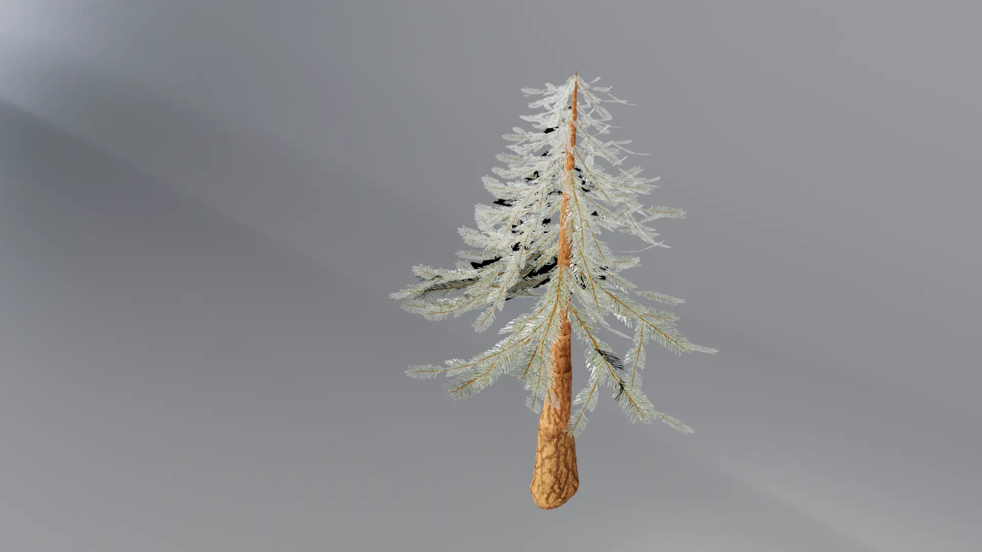 Painted Pine Tree Render 3