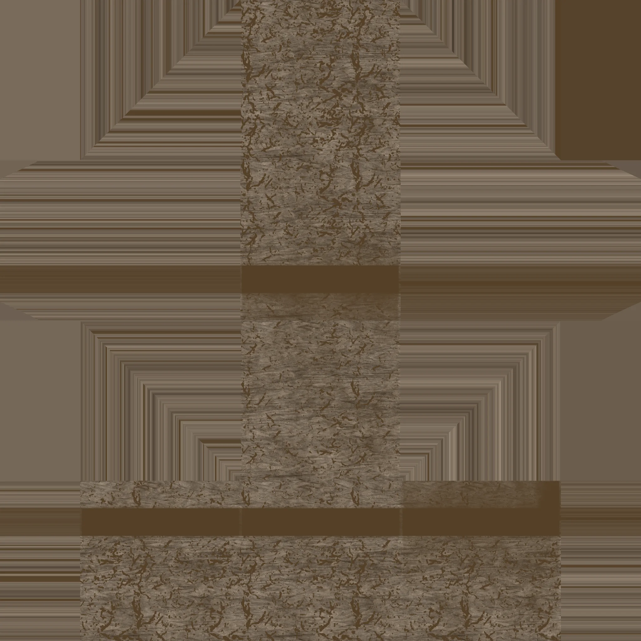 Shack Wooden Pillar Base Color