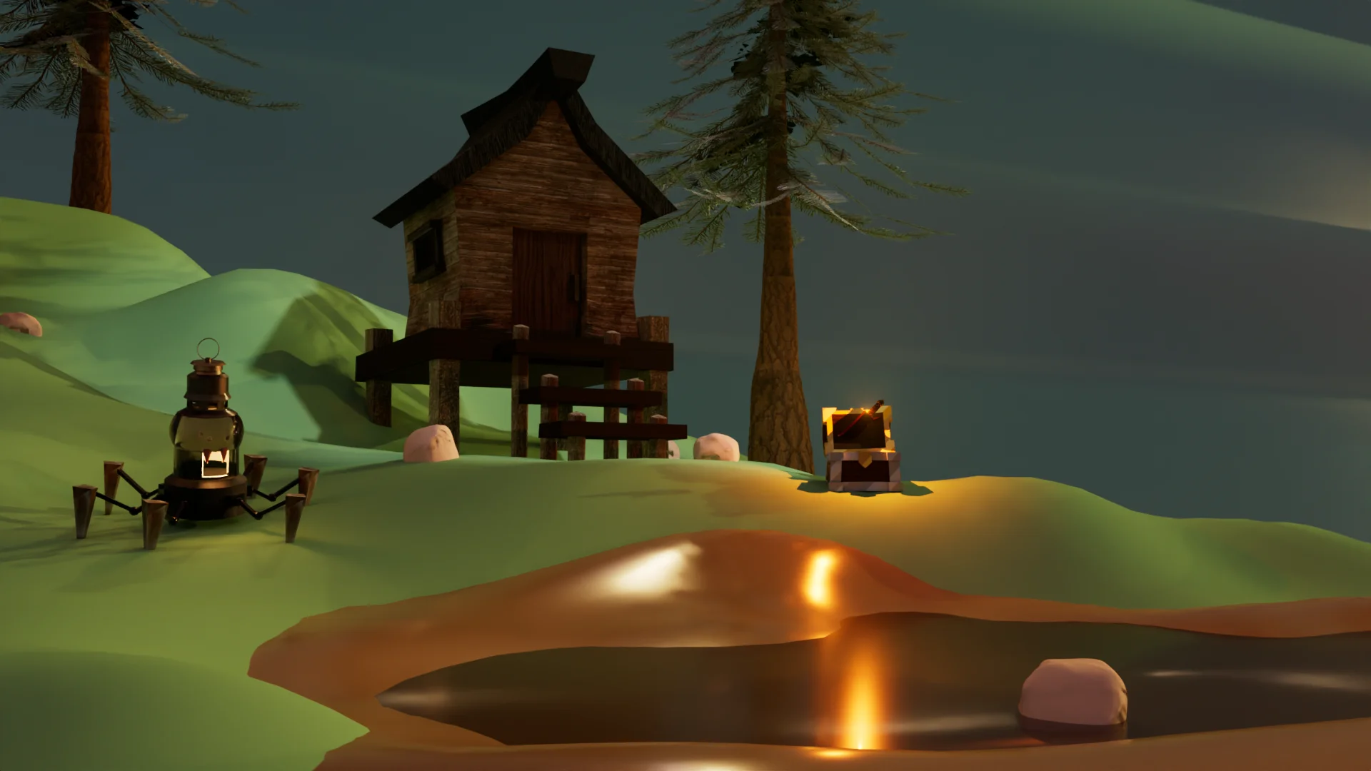 Witch Shack Environment Render 2