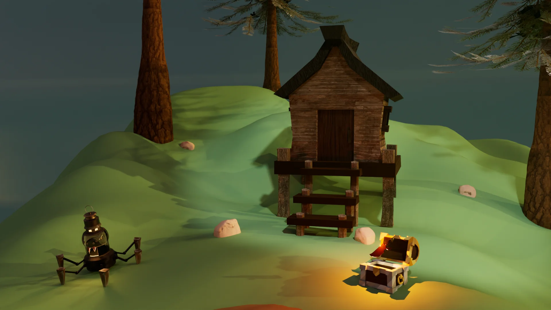 Witch Shack Environment Render 4