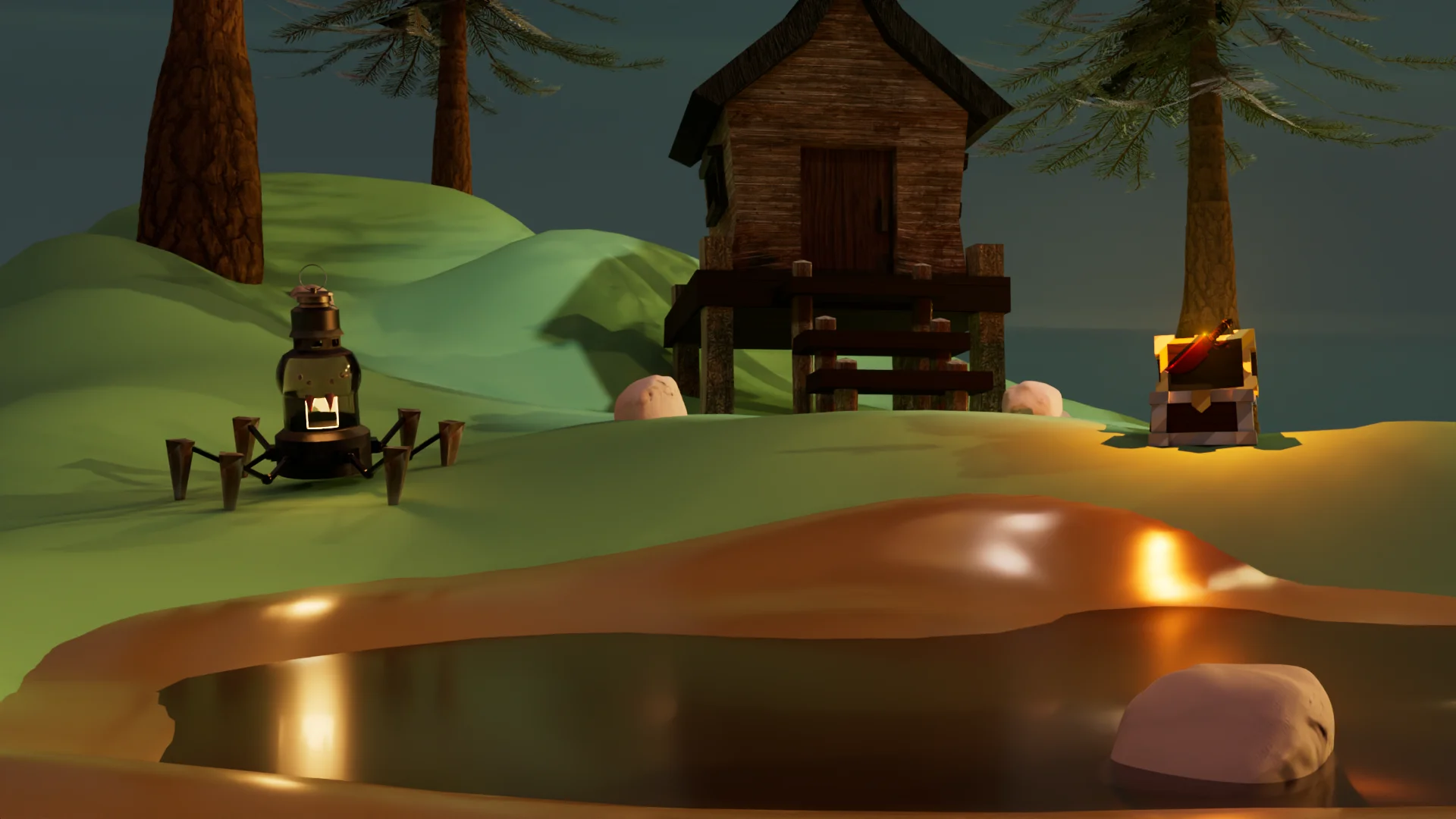 Witch Shack Environment Render 5