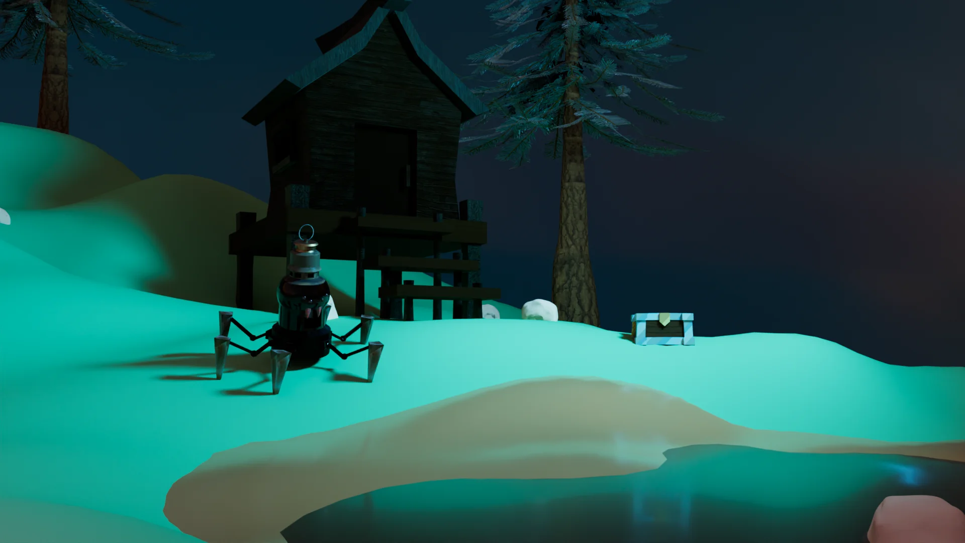 Witch Shack Environment Render 2